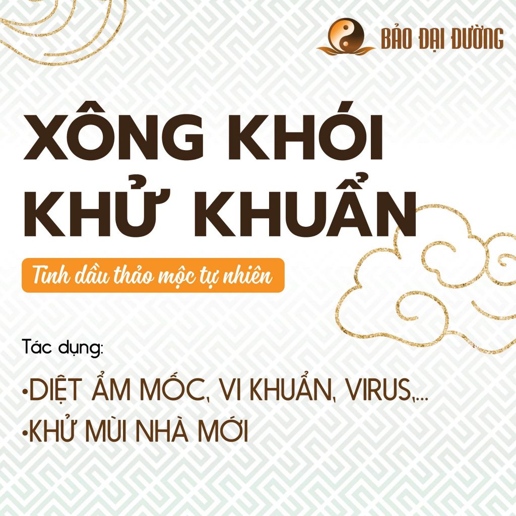 Xông khói khử khuẩn - Bài cổ phương