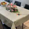 Khăn trải bàn Equilhome (110cmx160cm) khăn trải bàn ăn hình chữ nhật, chất liệu sợi tổng hợp chống nhàu, hạn chế bám bẩn, trang nhã, thích hợp dùng cho phòng ăn, phòng khách, các bữa tiệc - EQ1505