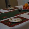 Khăn lót Noel hình chữ nhật, chống nhăn, giảm bám bẩn thích hợp dùng cho phòng ăn, phòng khách, các bữa tiệc - EQ1800