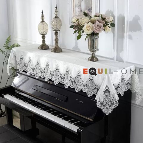 khăn nhung phủ đàn piano