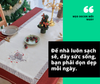 Khăn trải bàn Noel chống nhăn, giảm bám bẩn thích hợp dùng cho phòng ăn, phòng khách, các bữa tiệc - EQ2648