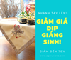 Khăn trải bàn Noel chống nhăn, giảm bám bẩn thích hợp dùng cho phòng ăn, phòng khách, các bữa tiệc - EQ2648