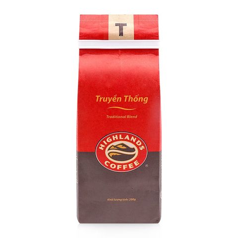  Cà Phê Highlands Coffee Rang Xay Truyền Thống 200GR 