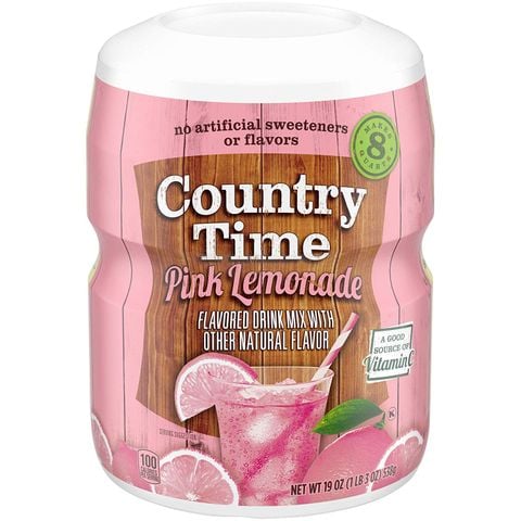  Bột Trái Cây Chanh Hồng Country Time 538G 