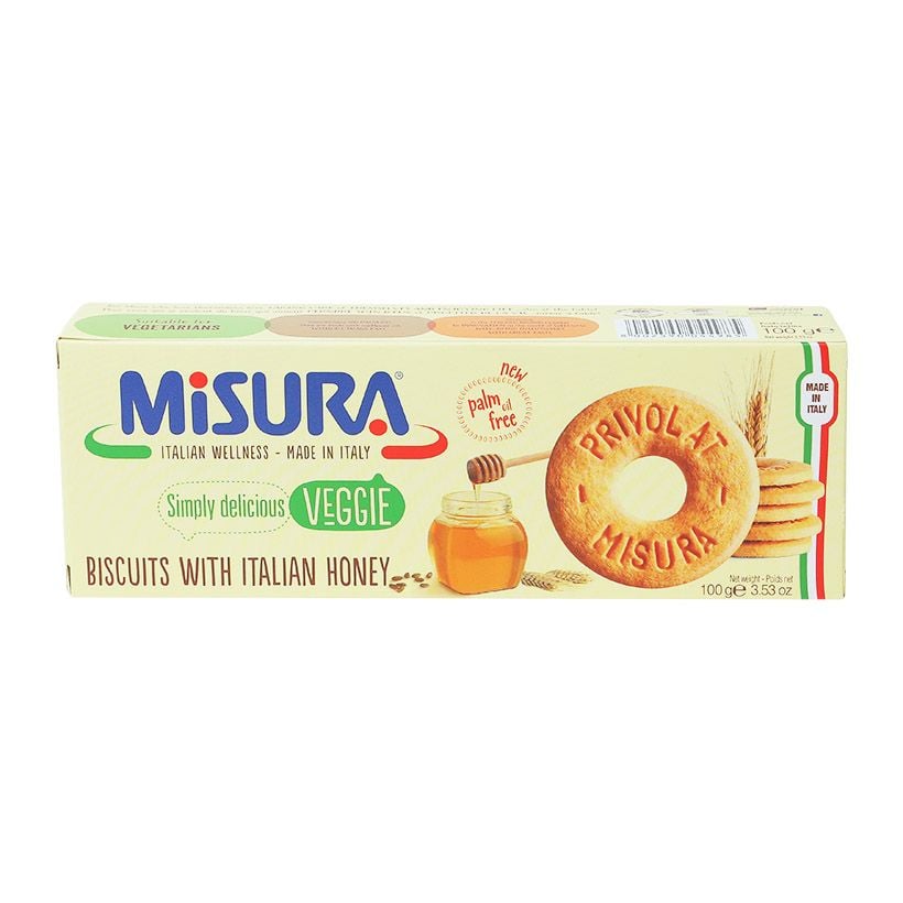 Bánh quy mật ong Misura hộp 100g