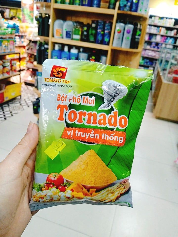 BỘT PHÔ MAI TORNADO VỊ TRUYỀN THỐNG 100G