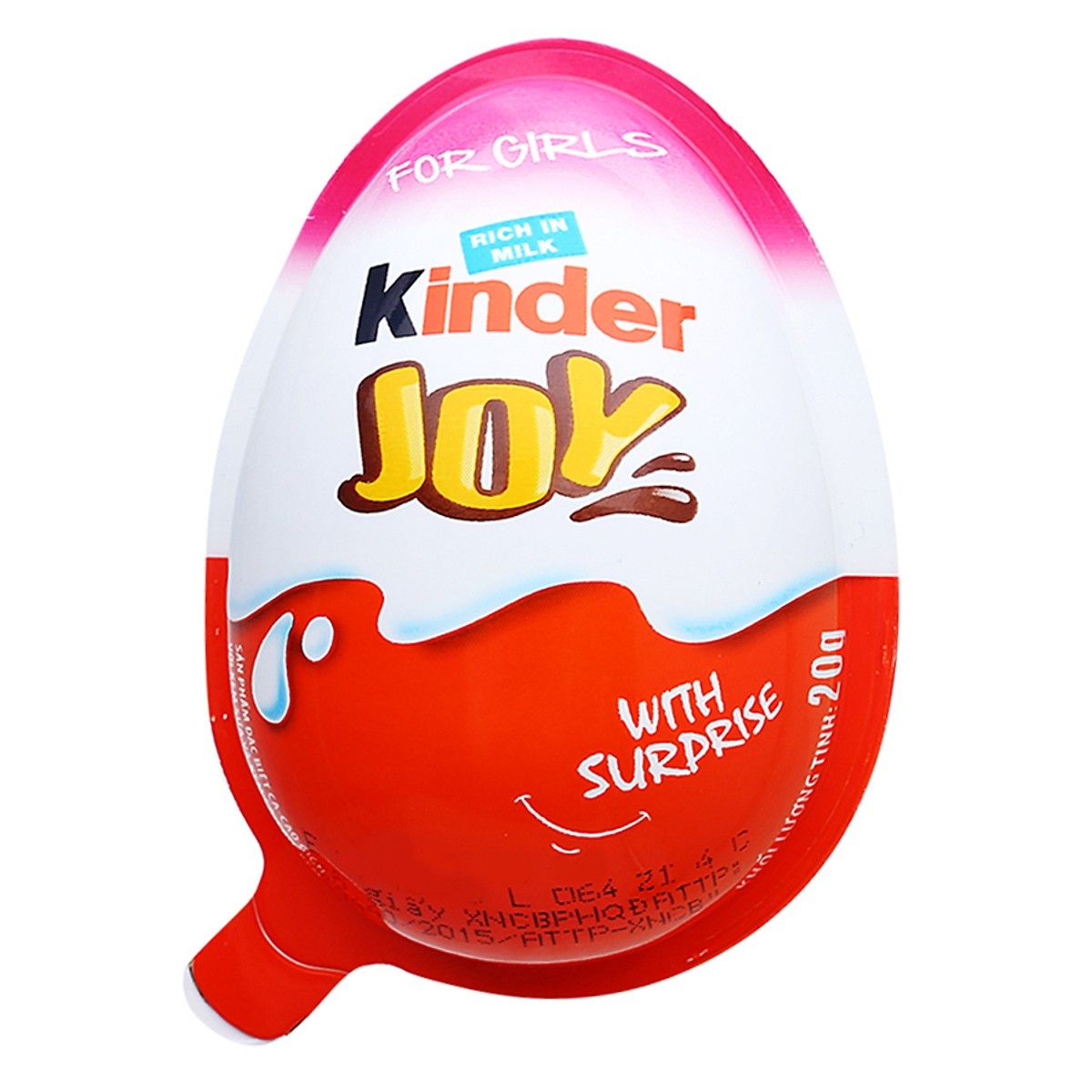 Sôcôla hình quả trứng Kinder Joy cho bé trai - bé gái