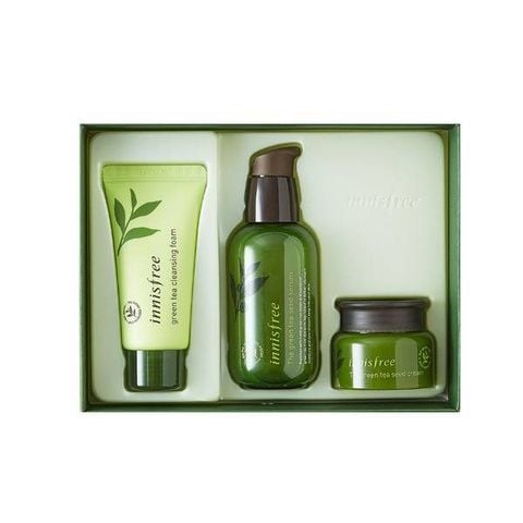  Bộ Sản Phẩm Dưỡng Da Innisfree The Green Tea Seed Serum Special Care Set 