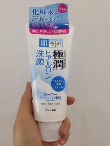  Sữa rửa mặt HadaLabo Gokujyun Hyaluronic Face Wash Cleansing 