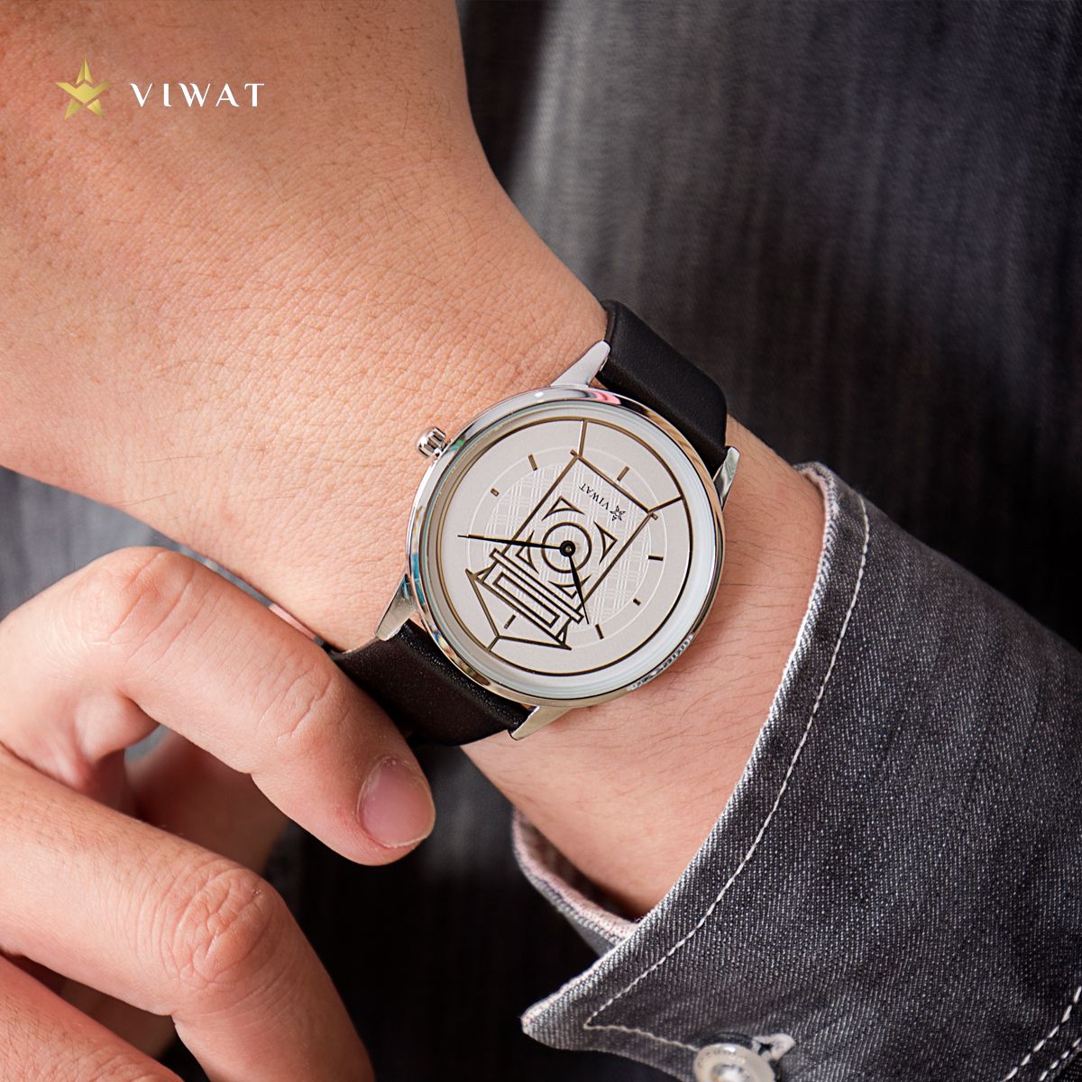 Viwat Sai Gon Nam VW-134S Dây da truyền thống Đen