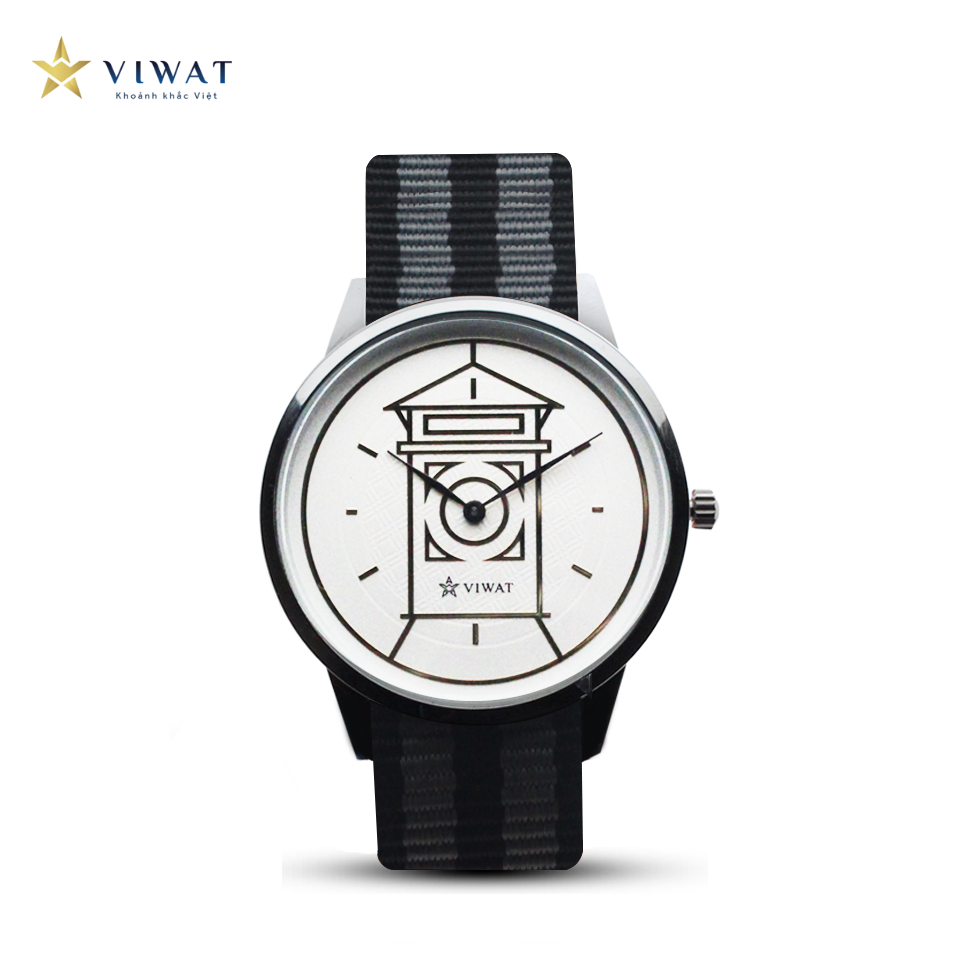 Viwat Sai Gon Nam VW-111S Dây Nato Xám Đen