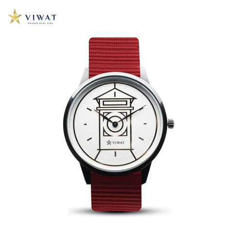  Viwat Sai Gon Nam VW-112S Dây Nato Đỏ đậm 
