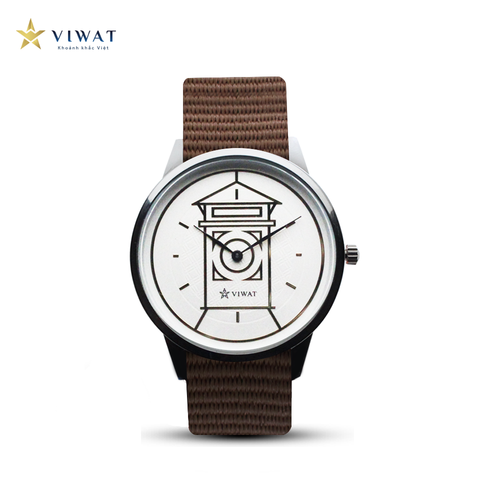  Viwat Sai Gon Nam VW-131S Dây Nato Nâu 