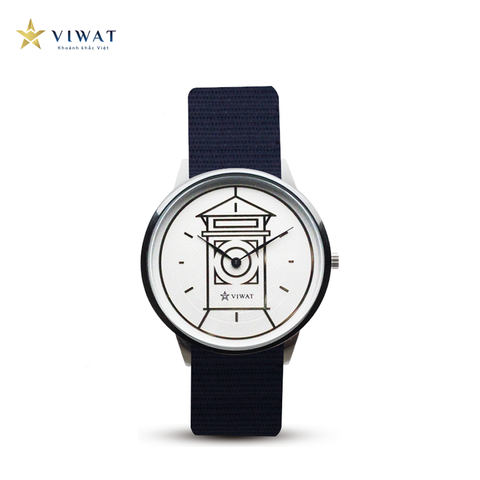  Viwat Sai Gon Nữ VW-125S Dây Nato Xanh dương đậm 