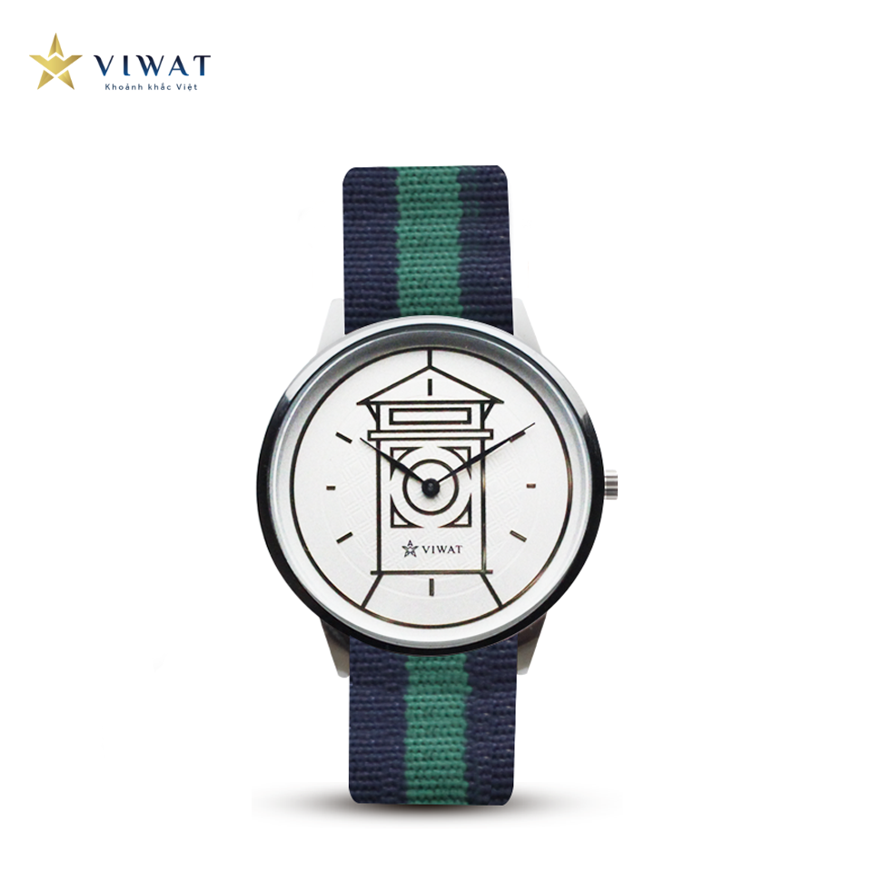 Viwat Sai Gon Nữ VW-128S Dây Nato Xanh dương Xanh lá