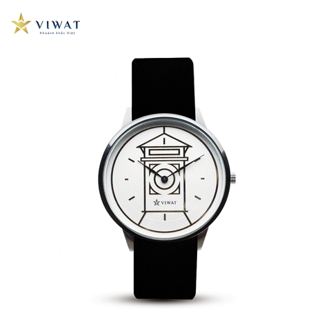 Viwat Sai Gon Nữ VW-114S Dây da Đen 