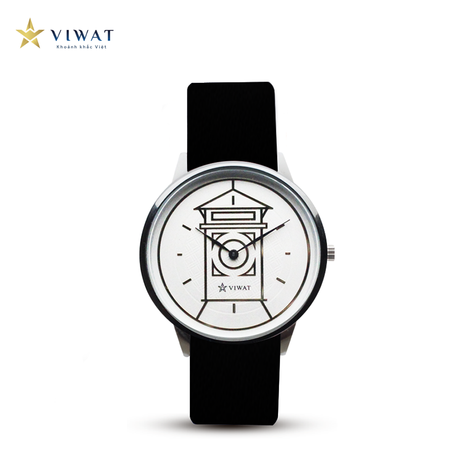Viwat Sai Gon Nữ VW-114S Dây da Đen