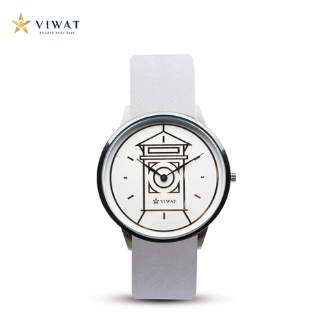  Viwat Sai Gon Nữ VW-121S Dây da Trắng 