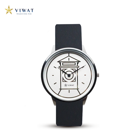  Viwat Sai Gon Nữ VW-124S Dây da Xanh dương đậm 