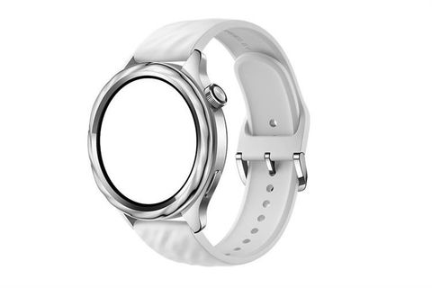 Dây cao su viền bezel thép Xiaomi Watch S3/S4 BHR9902GL Bạc