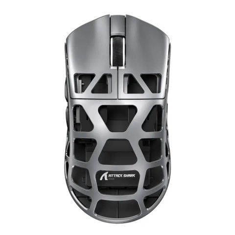 Chuột không dây Attack Shark R3 Magnesium (Grey - Mới, Full box, Nhập khẩu)