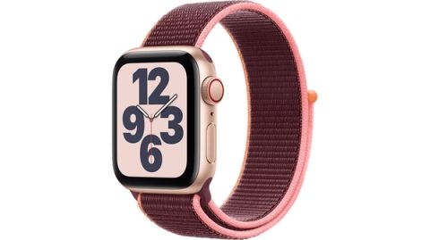 Apple Watch SE LTE 40mm Vỏ nhôm Dây vải Plum
