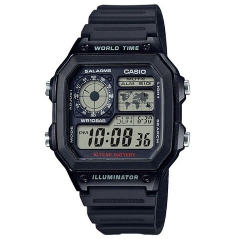 Đồng hồ Casio 42 mm Nam AE-1200WH-1AVDF