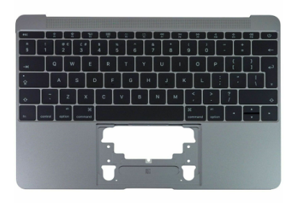 Bàn phím Macbook A1534 full C 2017 Gray Like New