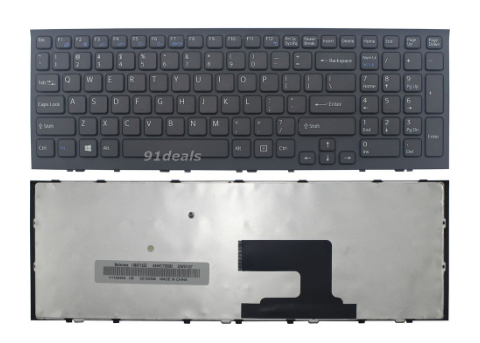 Bàn phím dùng cho laptop Sony EH Màu đen