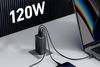 Adapter Sạc 3 cổng USB Type C IQ4 GaN 120W Anker A2148