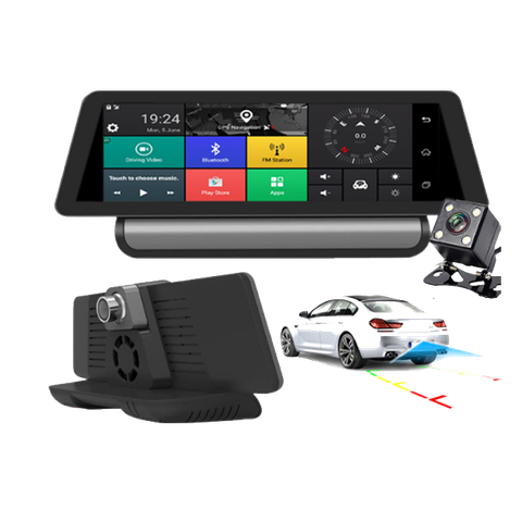 CAMERA HÀNH TRÌNH PROCAM T98 VỚI MÀN HÌNH 7 INCH VÀ HAI ỐNG KÍNH TRƯỚC SAU