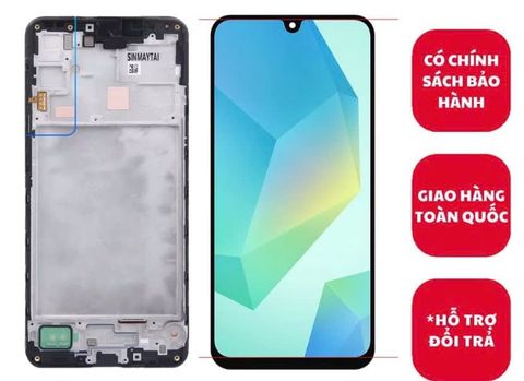 Màn hình Samsung A16 4g / A165F + khung (Zin hãng)