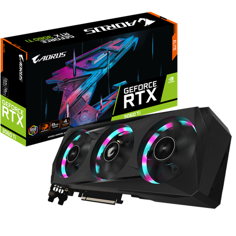 Card Vga Gigabyte Aorus Geforce Rtx 3060 Ti Elite 8g (rev. 2.0)