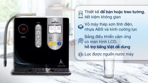 Máy lọc nước điện giải ion kiềm nóng nguội ROBOT IonSmart 510X