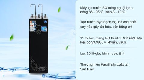 Máy lọc nước RO nóng nguội lạnh Karofi KAD-D66