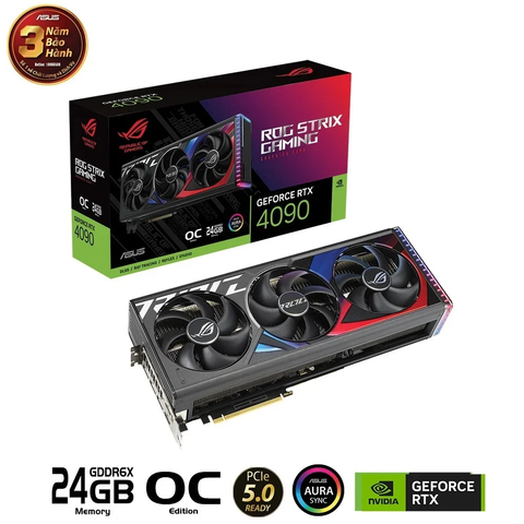 Card Vga Asus Rog Strix Geforce Rtx 4090 Oc Edition 24gb Gddr6x