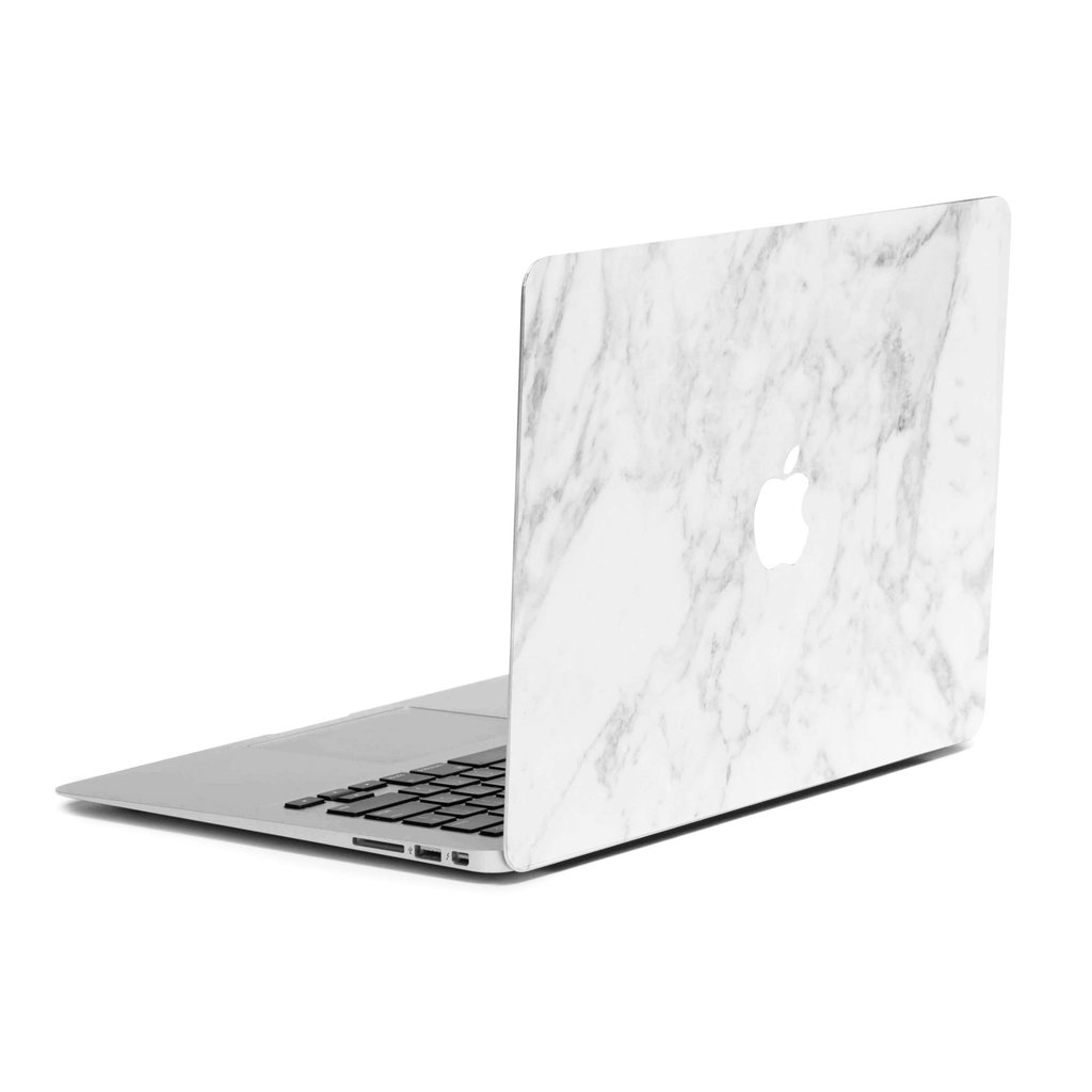 white marble macbook air case