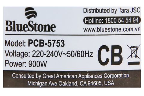 Nồi áp suất điện Bluestone PCB-5753 (mã sp: #35725579)