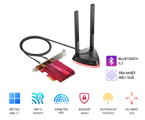 Card mạng không dây TPLink Archer TX3000E