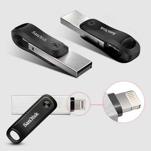 Thẻ Nhớ Sandisk Ixpand Flash Drive Go, Sdix60n 128gb, Black, Ios, Usb3.0