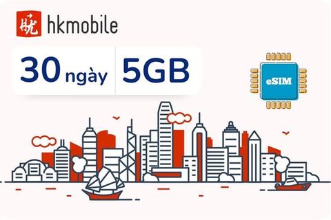 eSIM du lịch Airalo HongKong 5GB/30 Ngày