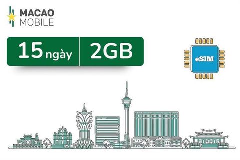 eSIM du lịch Airalo Macao 2GB/15 Ngày