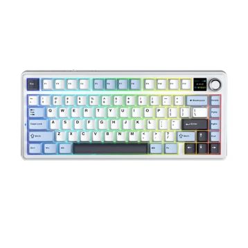 Bàn phím không dây Aula F75 Max Glacier Blue