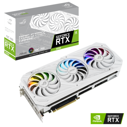 Card Vga Asus Rog Strix Geforce Rtx 3090 Gaming White Oc Edition 24g