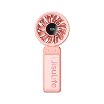 Quạt cầm tay gấp gọn Jisulife Life 7 5000mAh (Hồng)