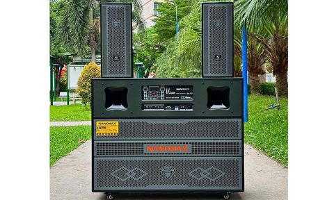 Loa kéo Nanomax Pro-215A Bass 40cm 2250W kèm 2 micro Pro215A