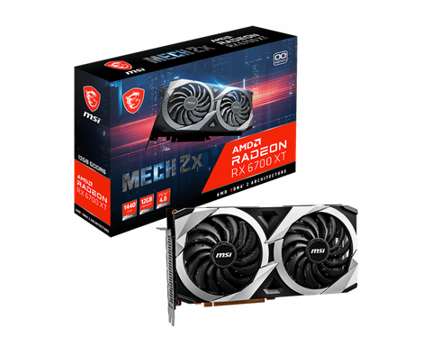 Card Vga Msi Radeon Rx 6700 Xt Mech 2x 12g Oc