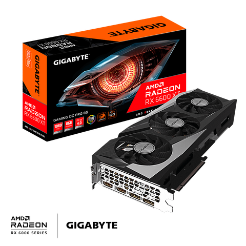 Card Vga Gigabyte Radeon Rx 6600 Xt Gaming Oc Pro 8g