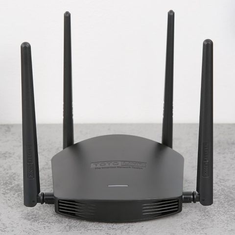 Router Wifi Chuẩn AC1200 Băng Tần Kép Totolink A800R Đen