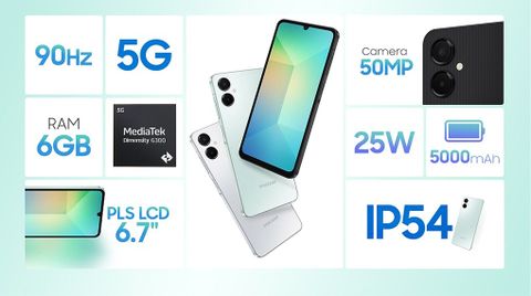 Điện thoại Samsung Galaxy A06 5G 6GB/128GB
